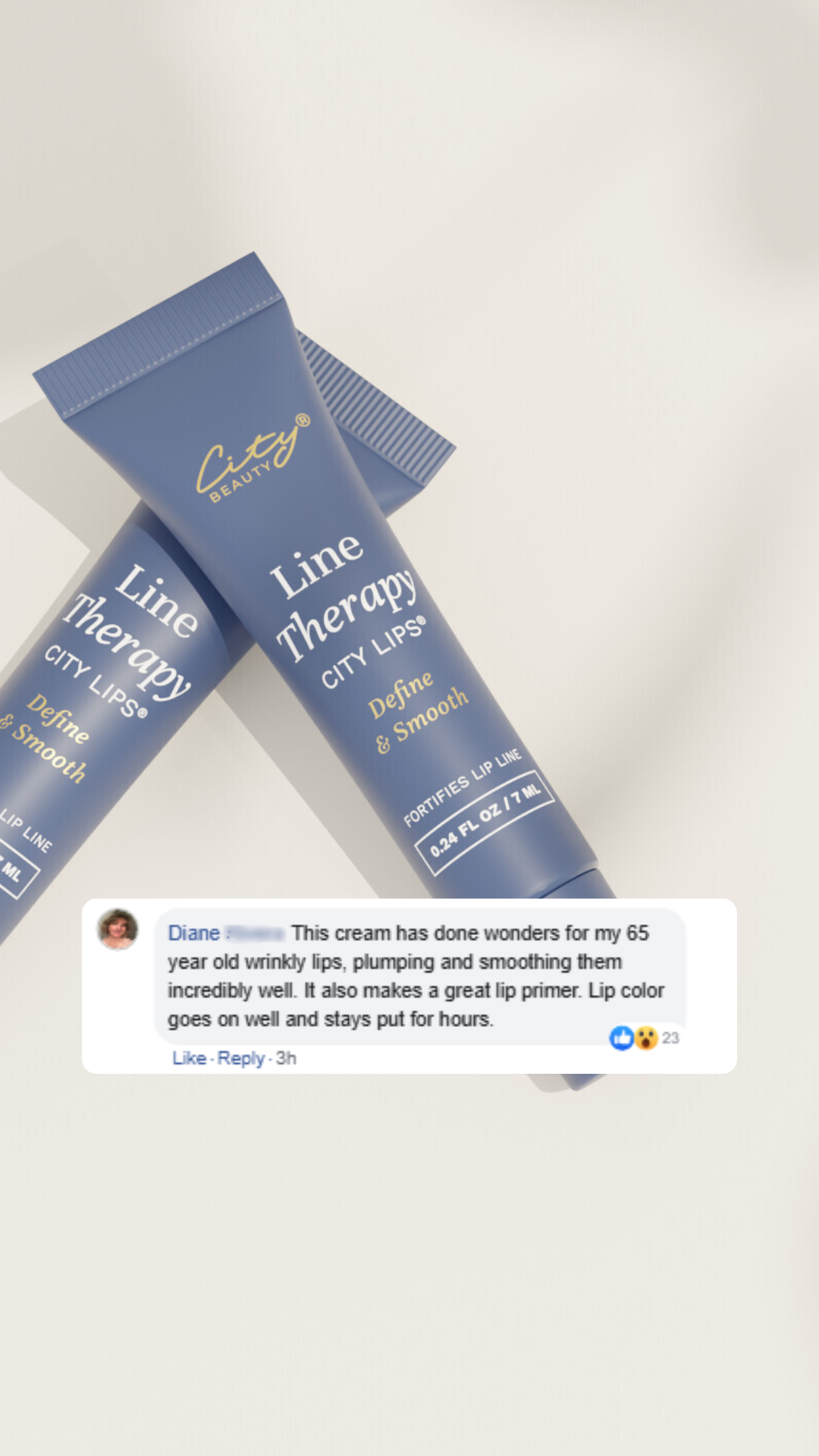 City Beauty Facebook ad