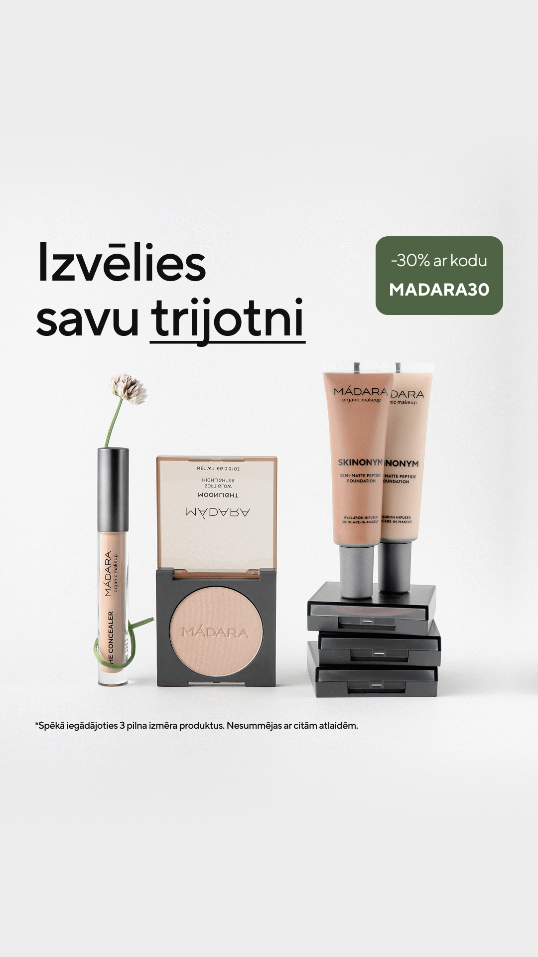 Mádara Organic Skincare Facebook ad