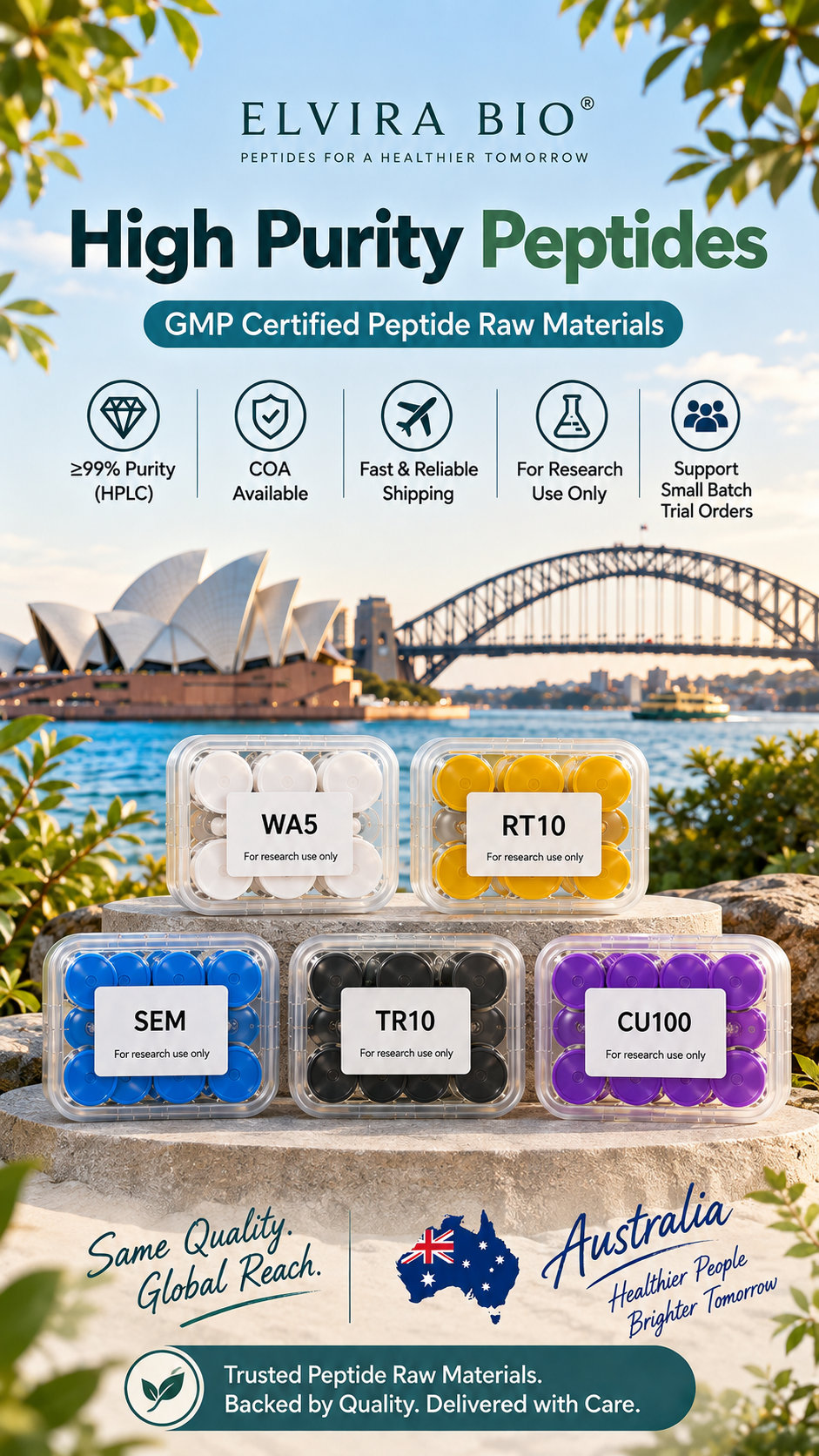 China Peptide Manufacturer Facebook ad: Reliable Peptide Supply for Australia