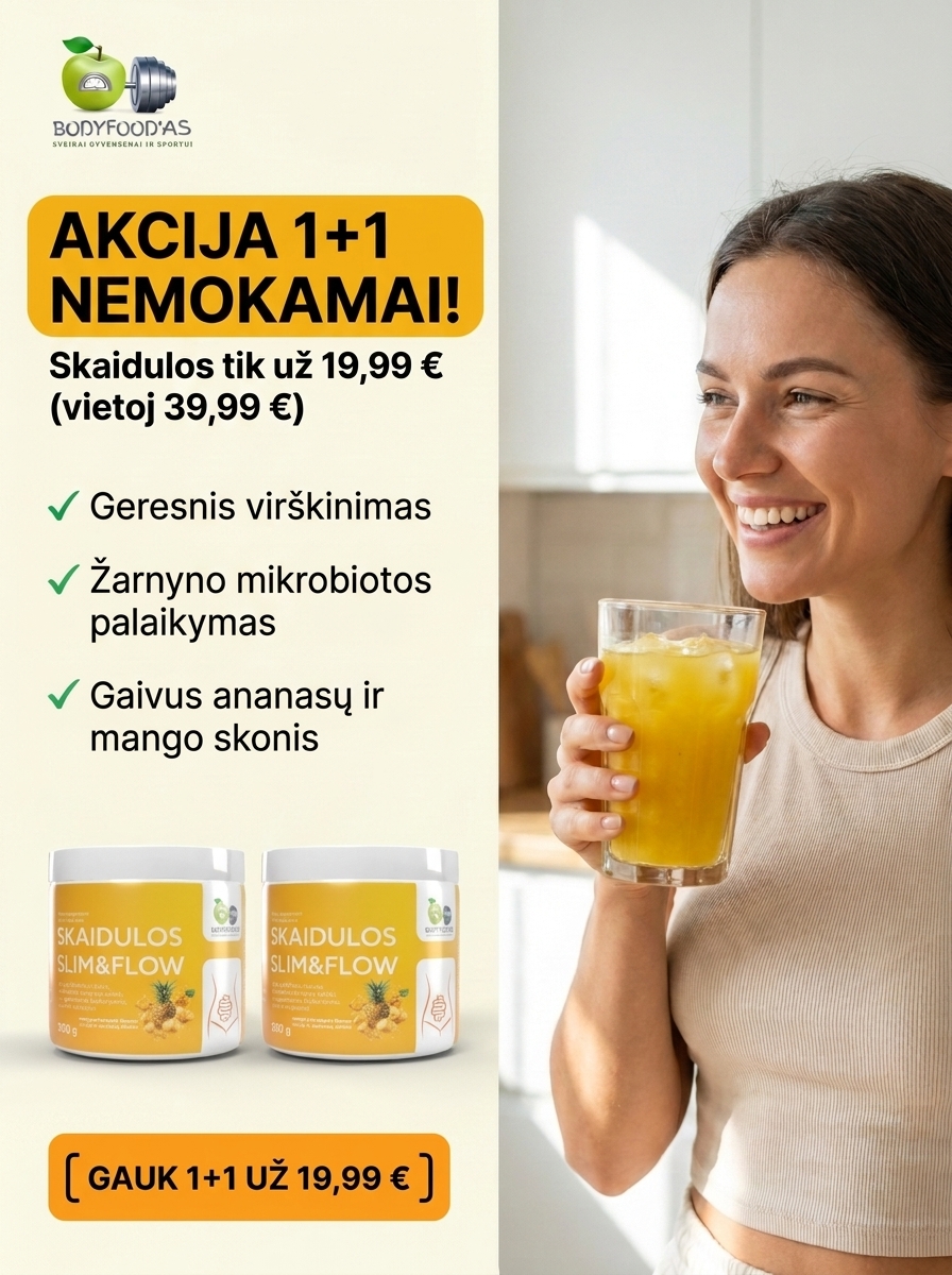 Sveikatos produktai ir sporto papildai Facebook ad: 1+1 NEMOKAMAI! Pamiršk pilvo pūtimą