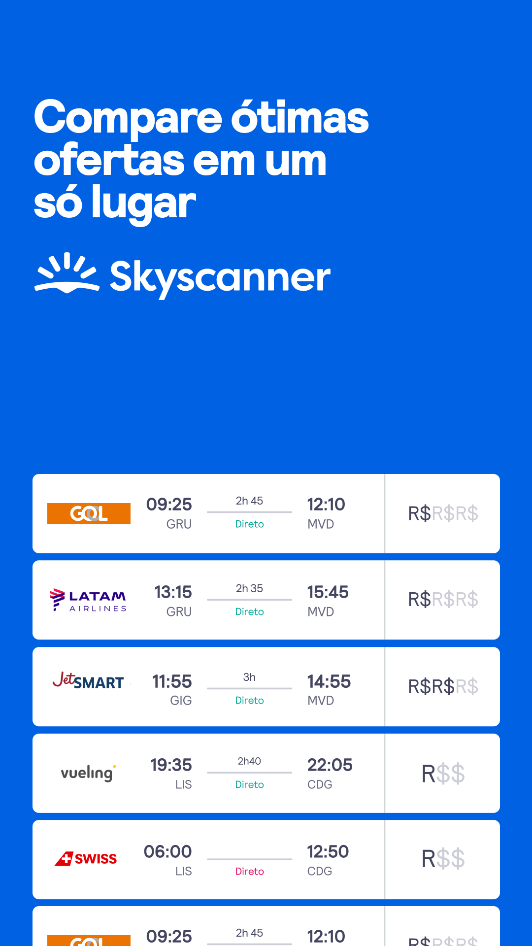 Skyscanner Facebook ad