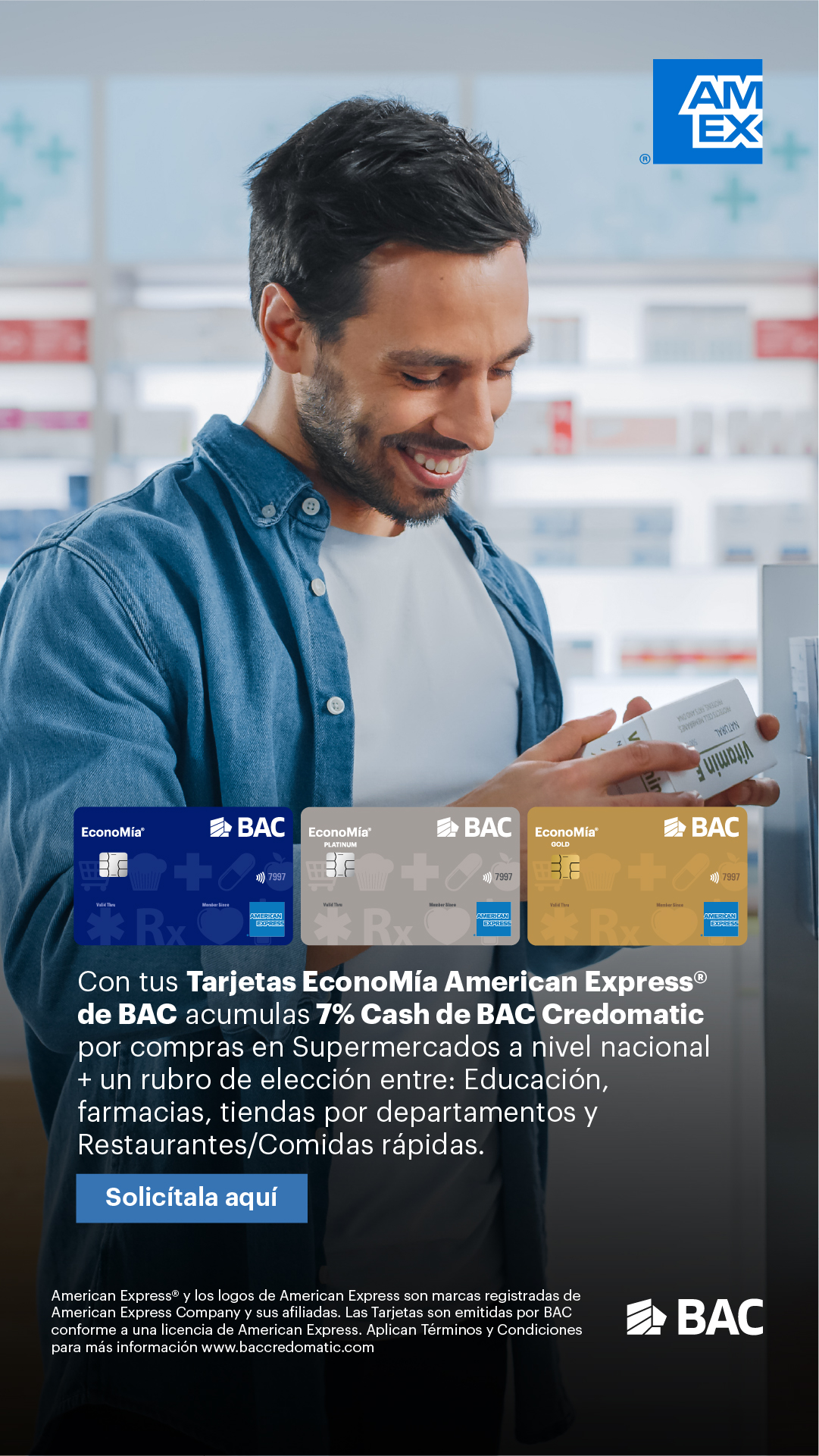 BAC Credomatic Facebook ad