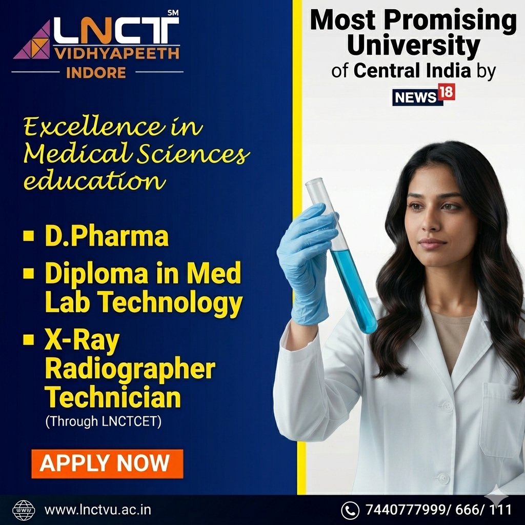 LNCT Vidhyapeeth University Facebook ad