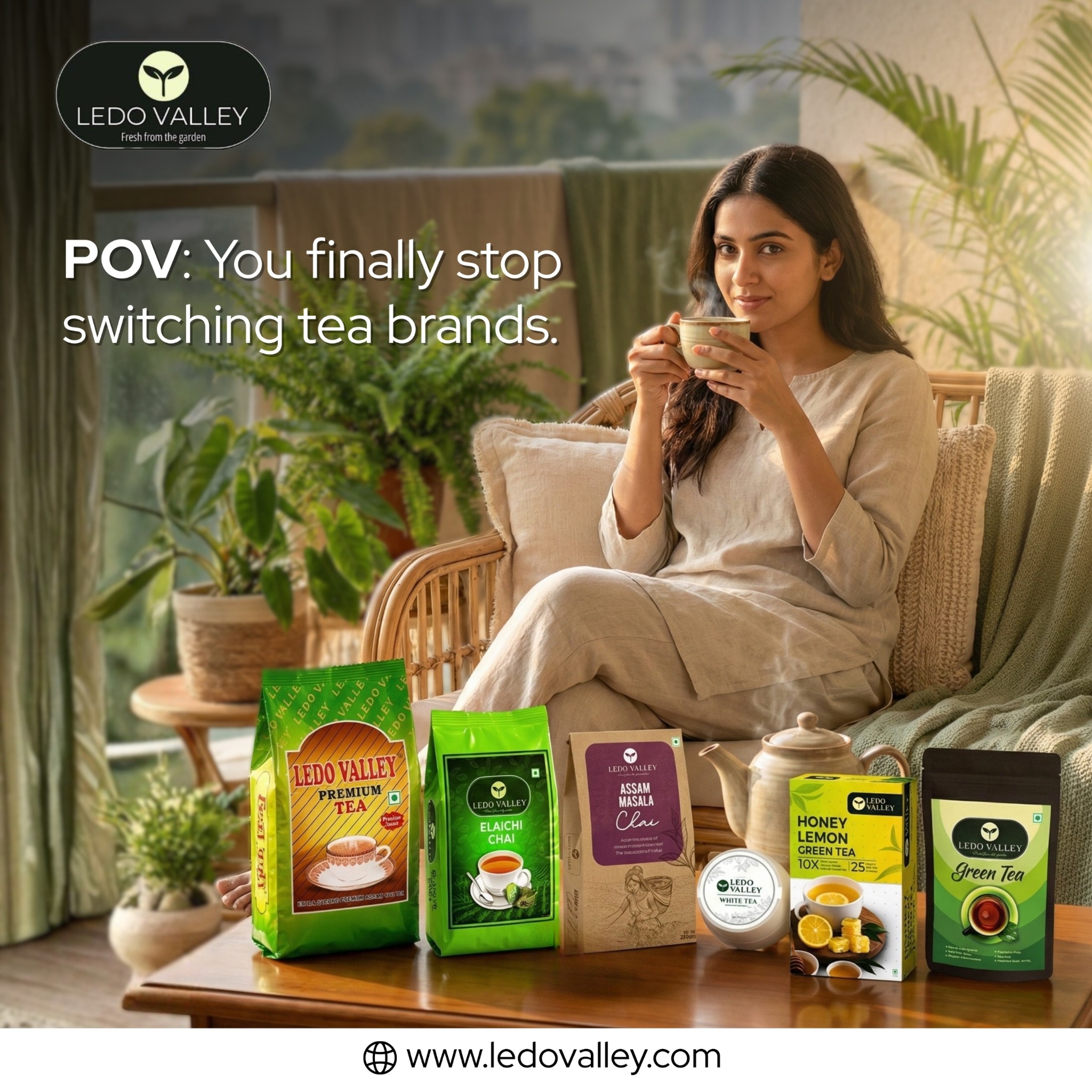 Ledo Valley Assam Tea Facebook ad