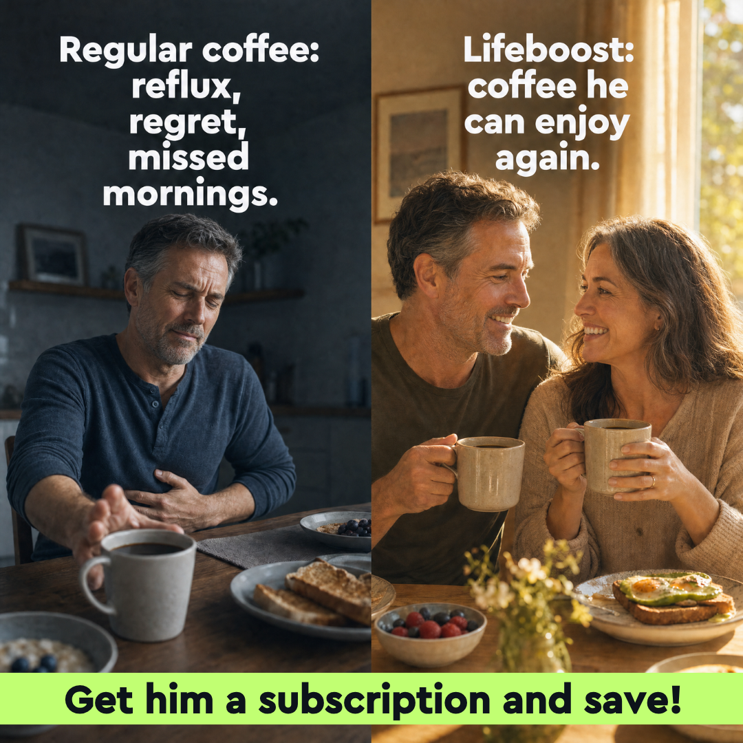 Lifeboost Coffee Facebook ad