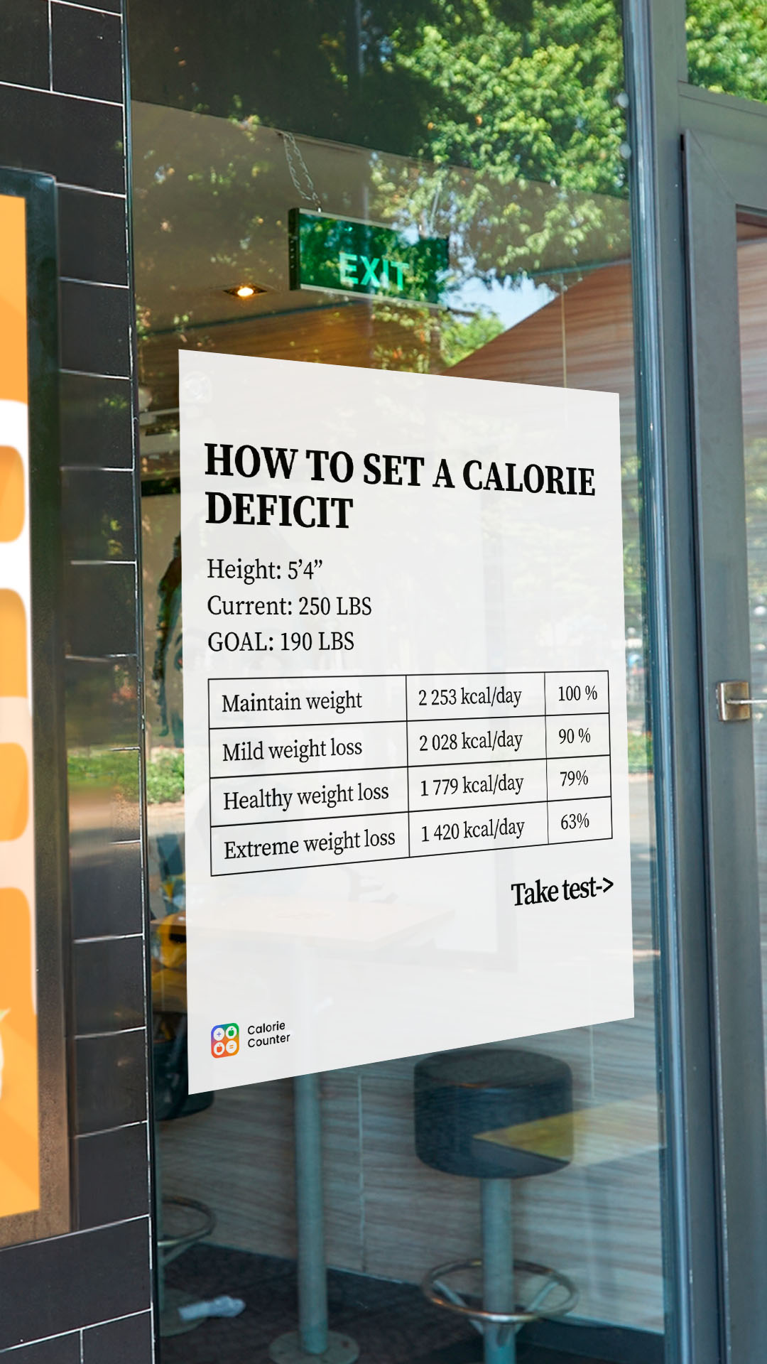 Calorie Counter & Food Tracker Facebook ad from Jan 30, 2026
