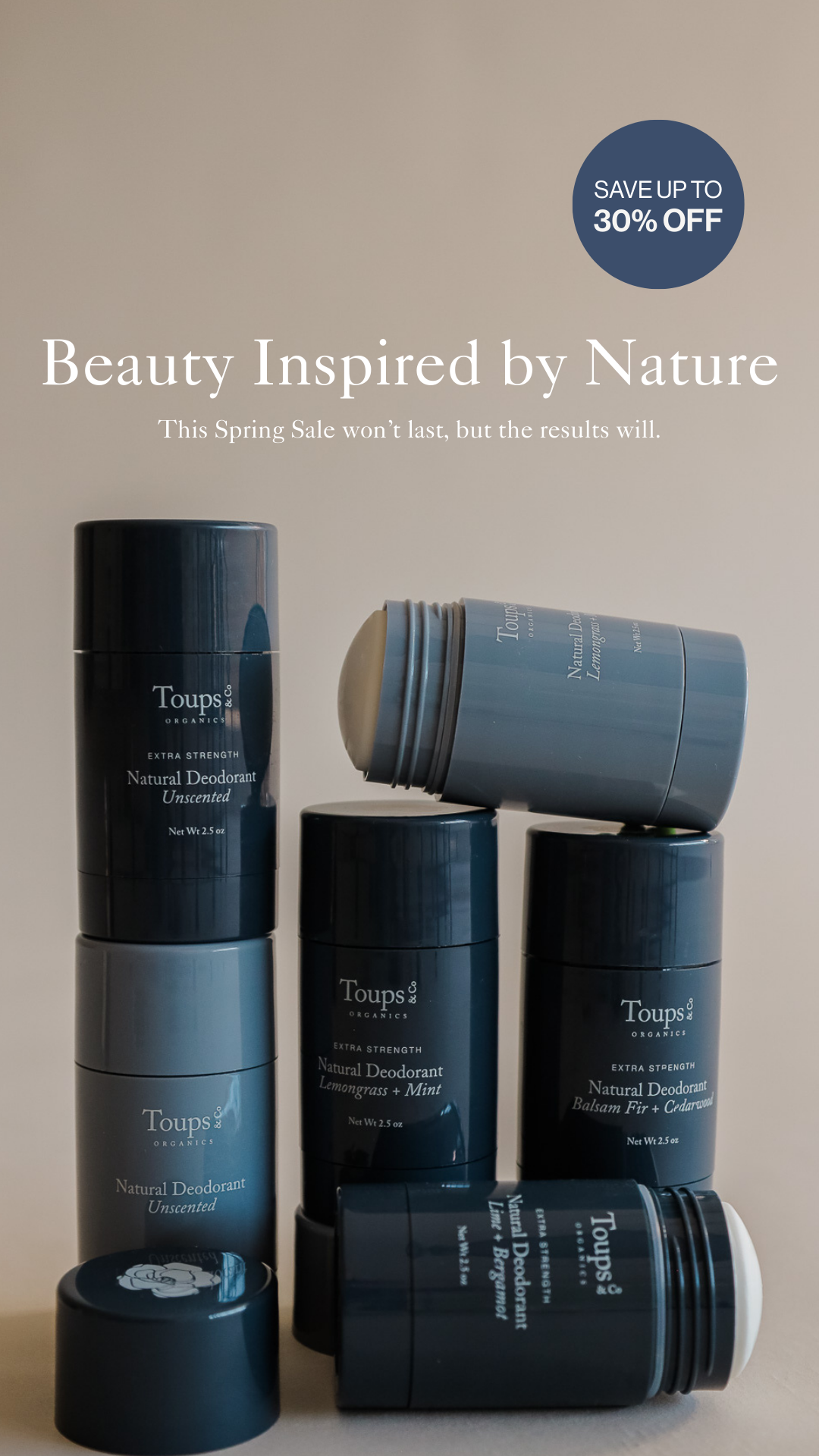 Toups and Co Organics Facebook ad