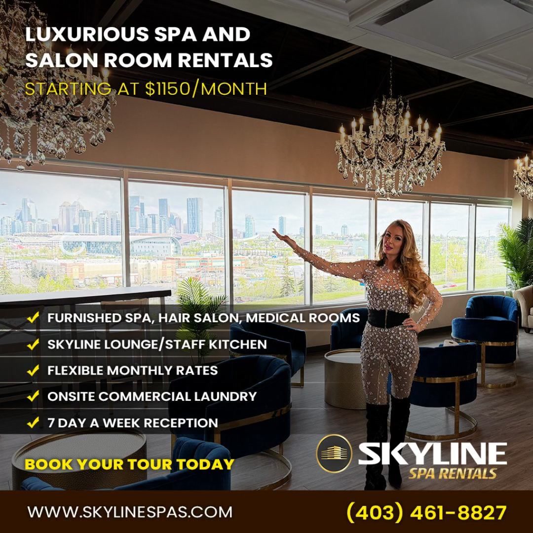 Skyline Spa Rentals Facebook ad