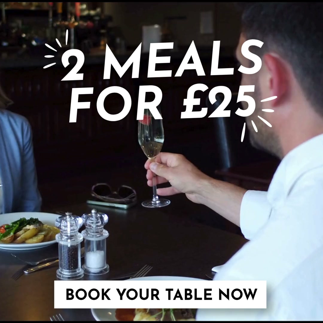 Higher Trapp Hotel Facebook ad: 2 Meals for £25