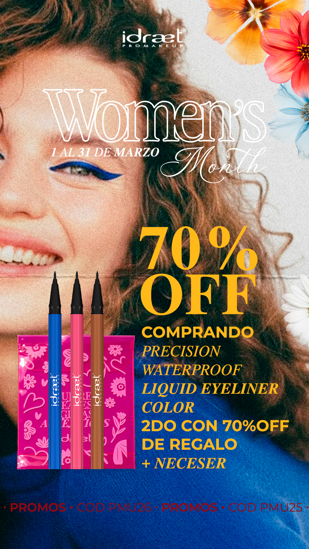 Idraet Pro Make Up Facebook ad from Mar 9, 2026