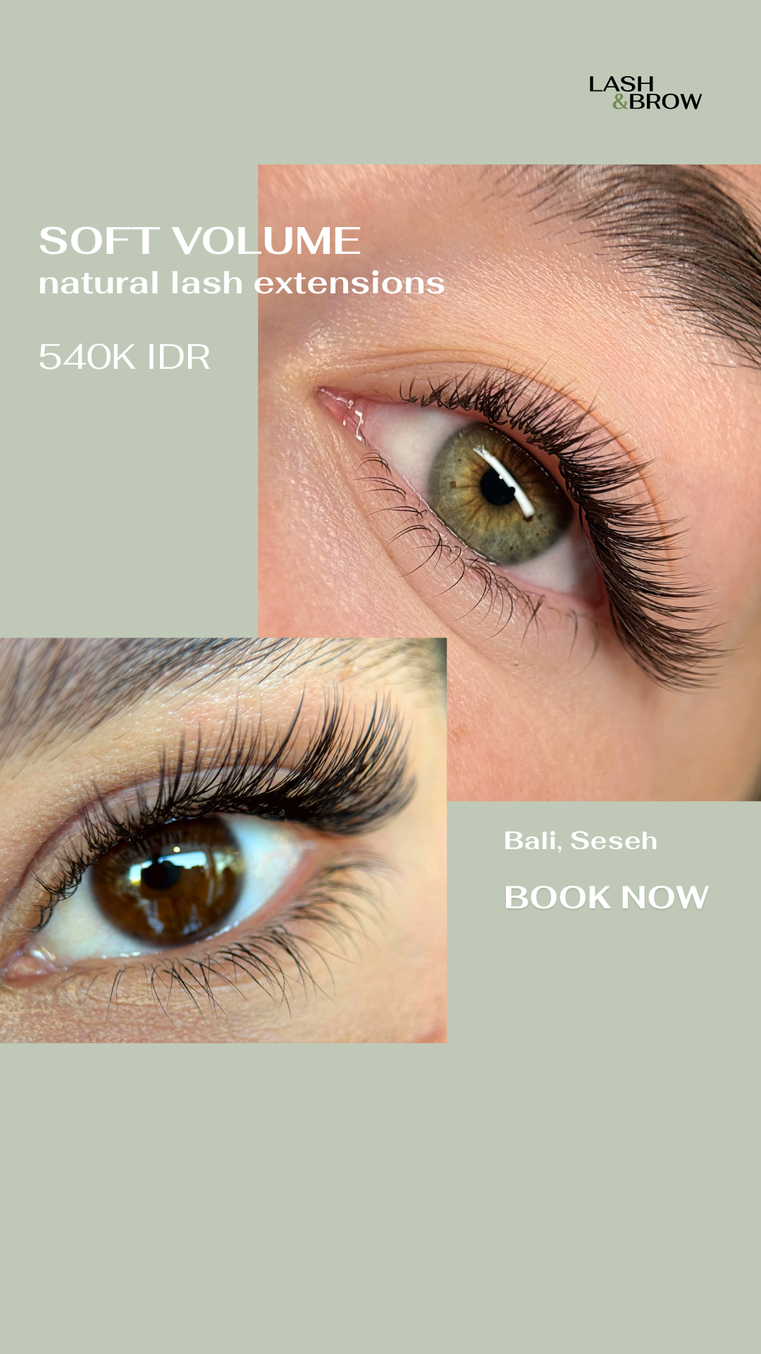 Lashes Seseh Facebook ad: DM us to book Volume Lash Extensions at…