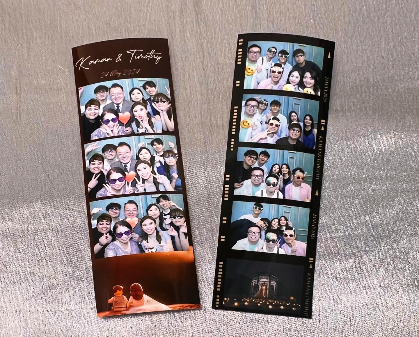 Hong Kong Photo Booth Supplies Facebook ad: 恭喜Kaman & Timothy