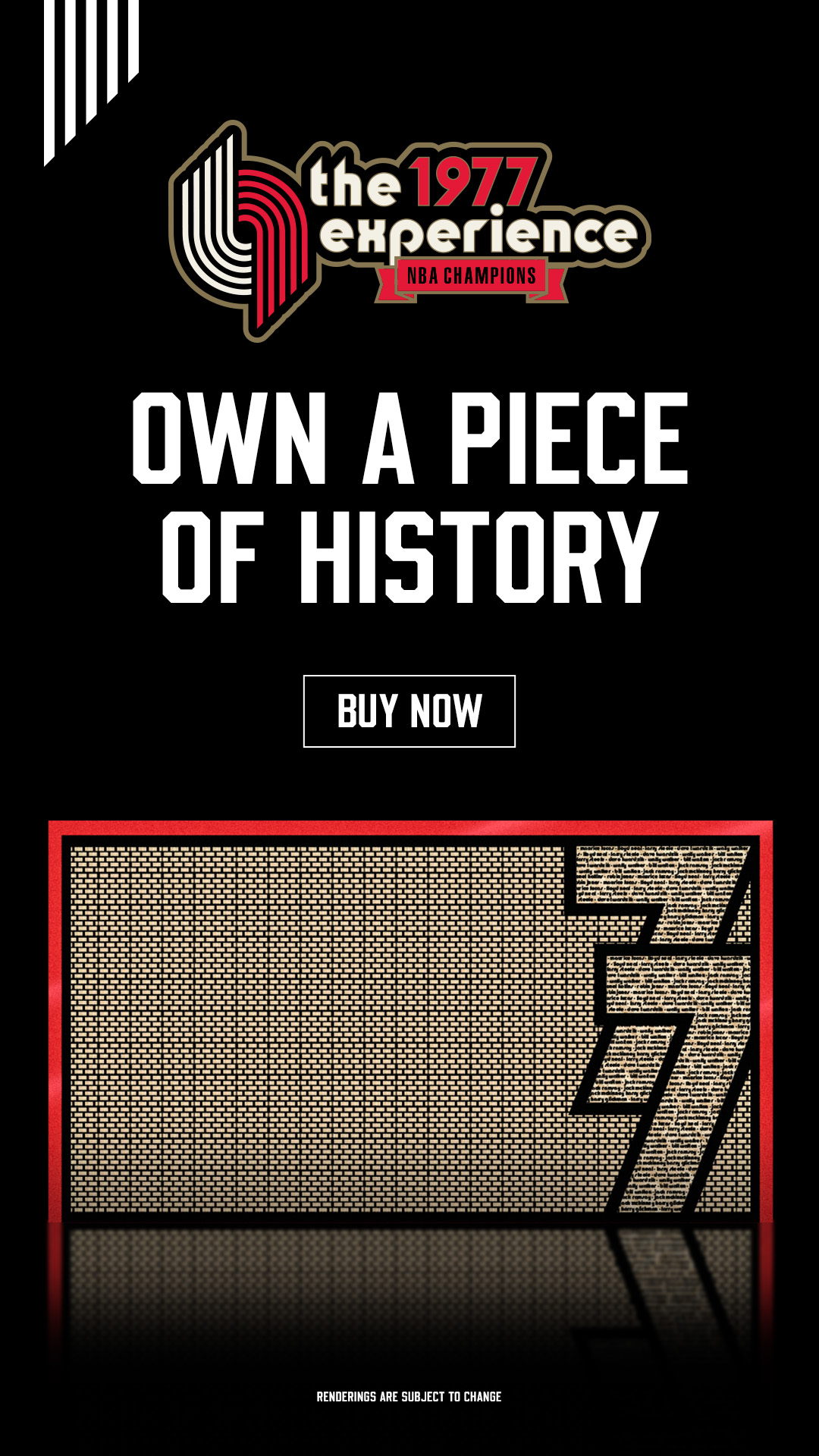 Portland Trail Blazers Facebook ad