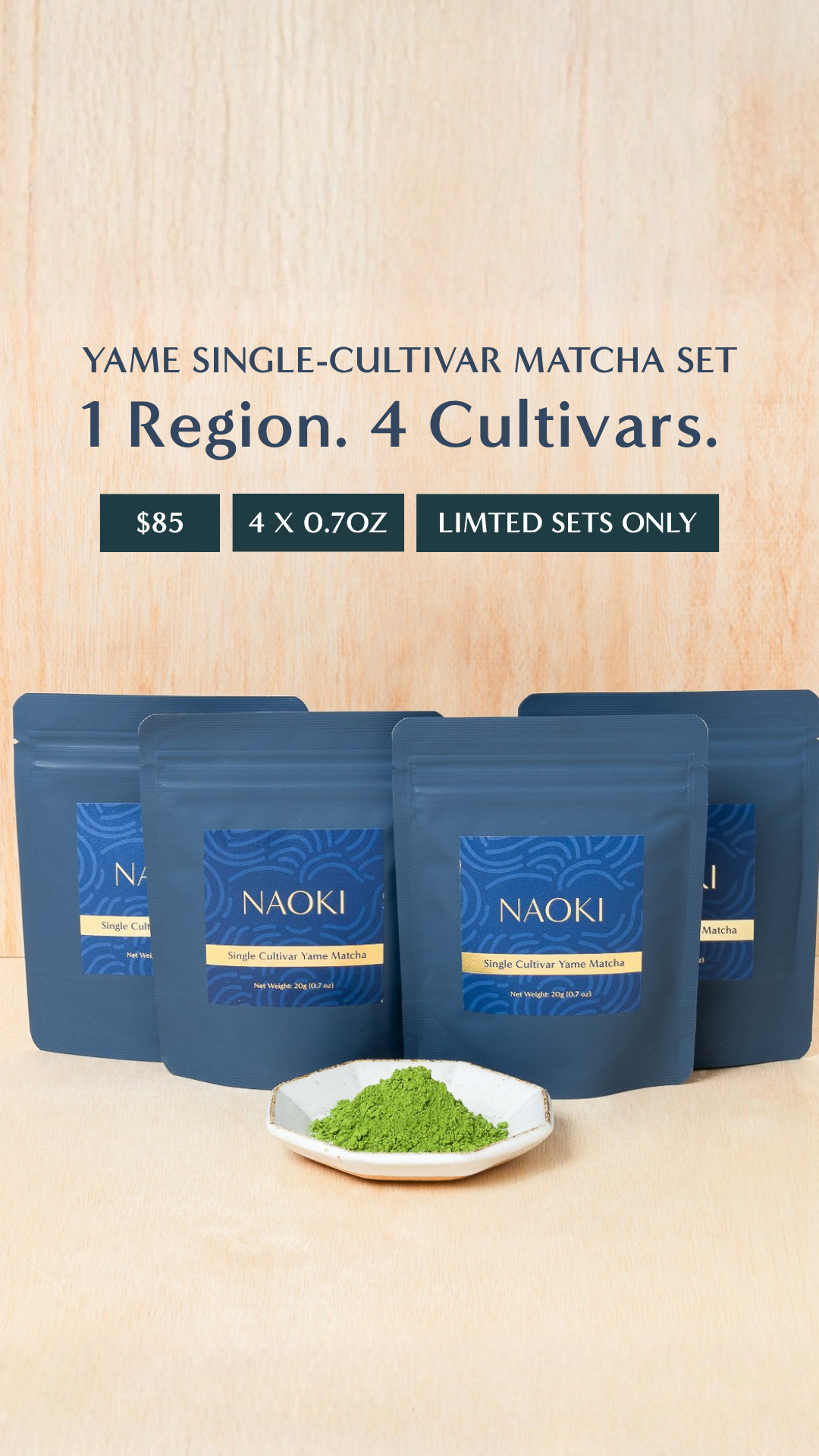 Naoki Matcha Facebook ad