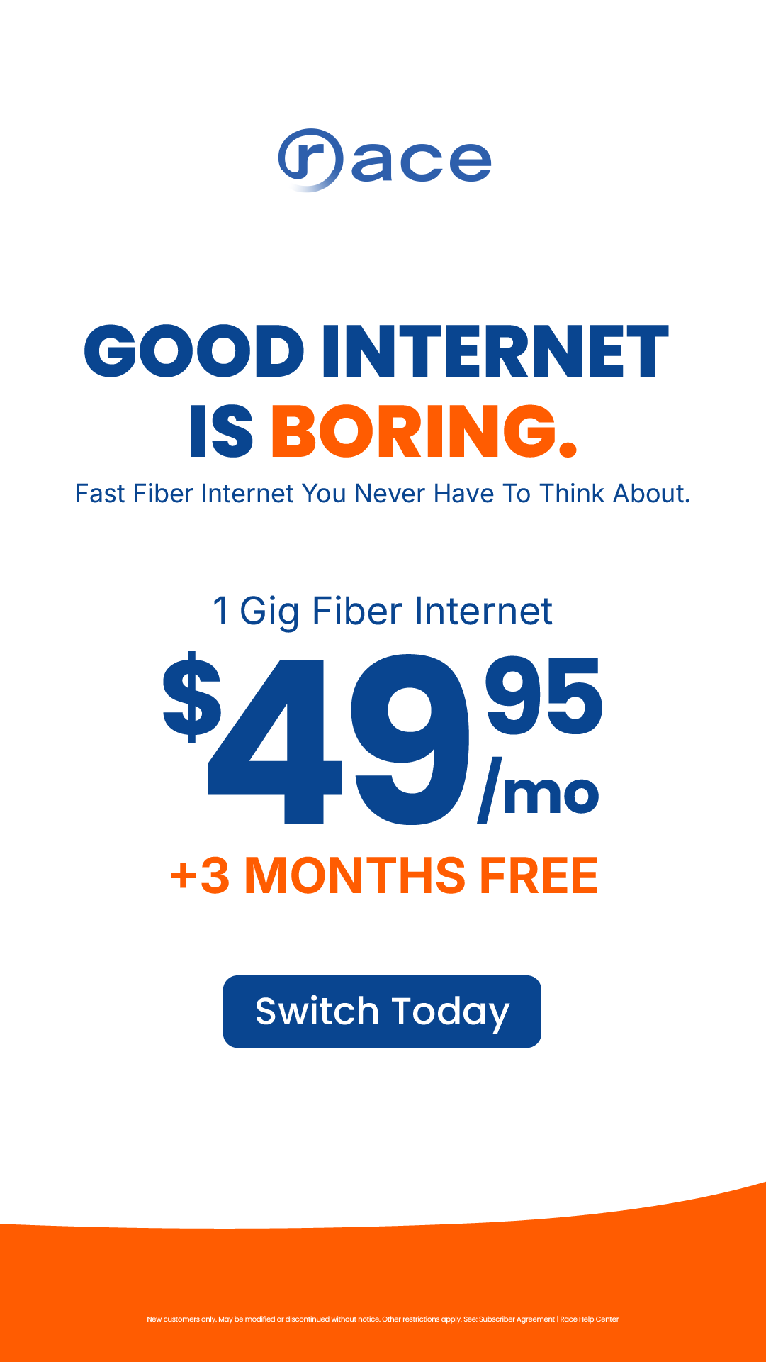 Race Communications Facebook ad from Aug 7, 2026