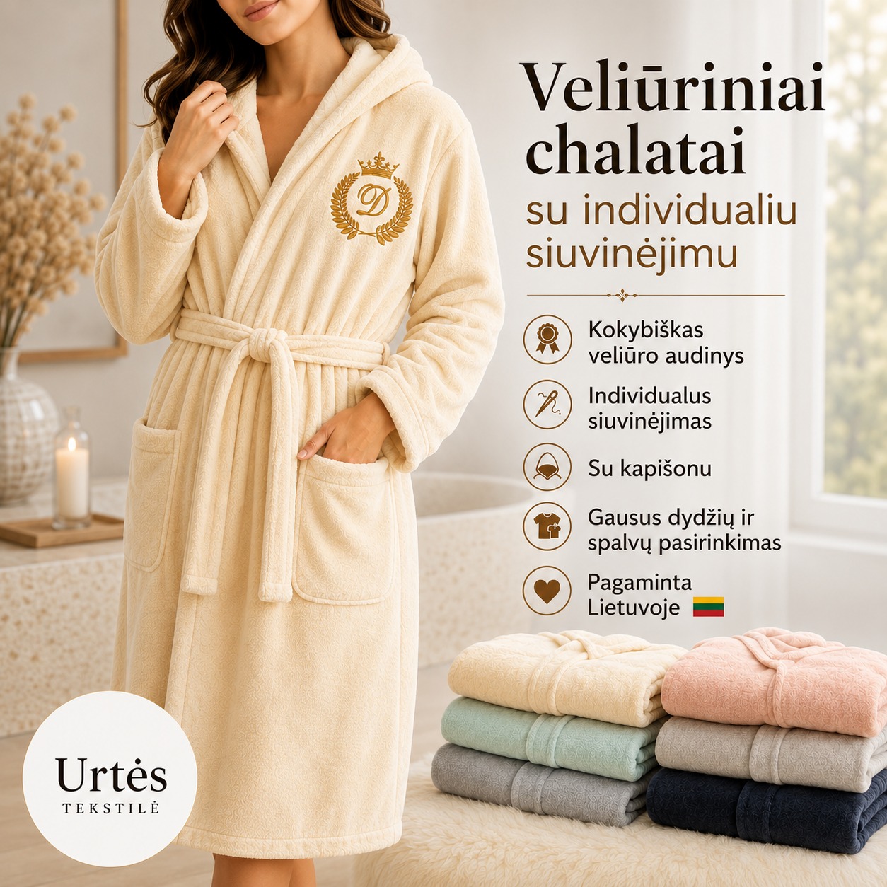 Urtės Tekstilė Facebook ad