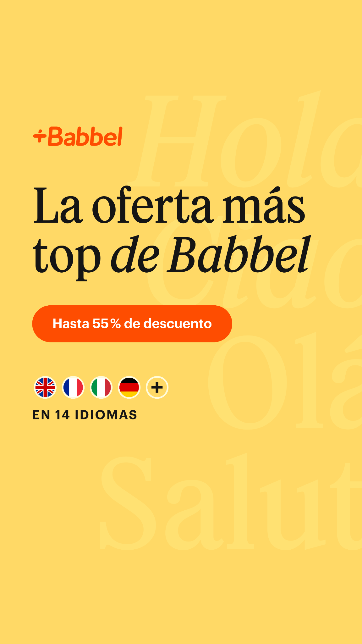Babbel Facebook ad