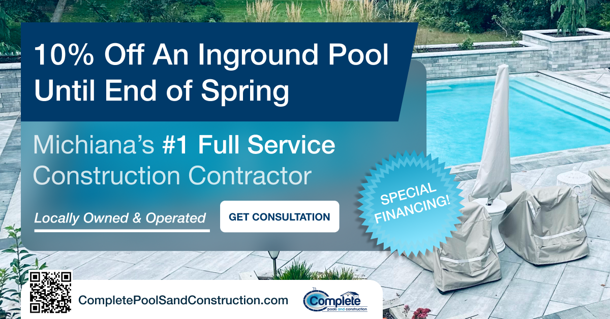 Complete Pools and Construction Facebook ad from Jul 20, 2026