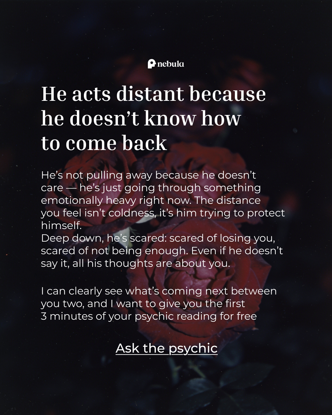 Your Relationship Advisor Facebook ad