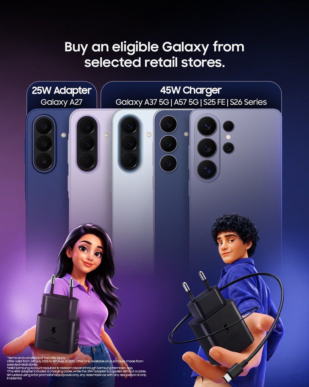 Samsung Facebook ad