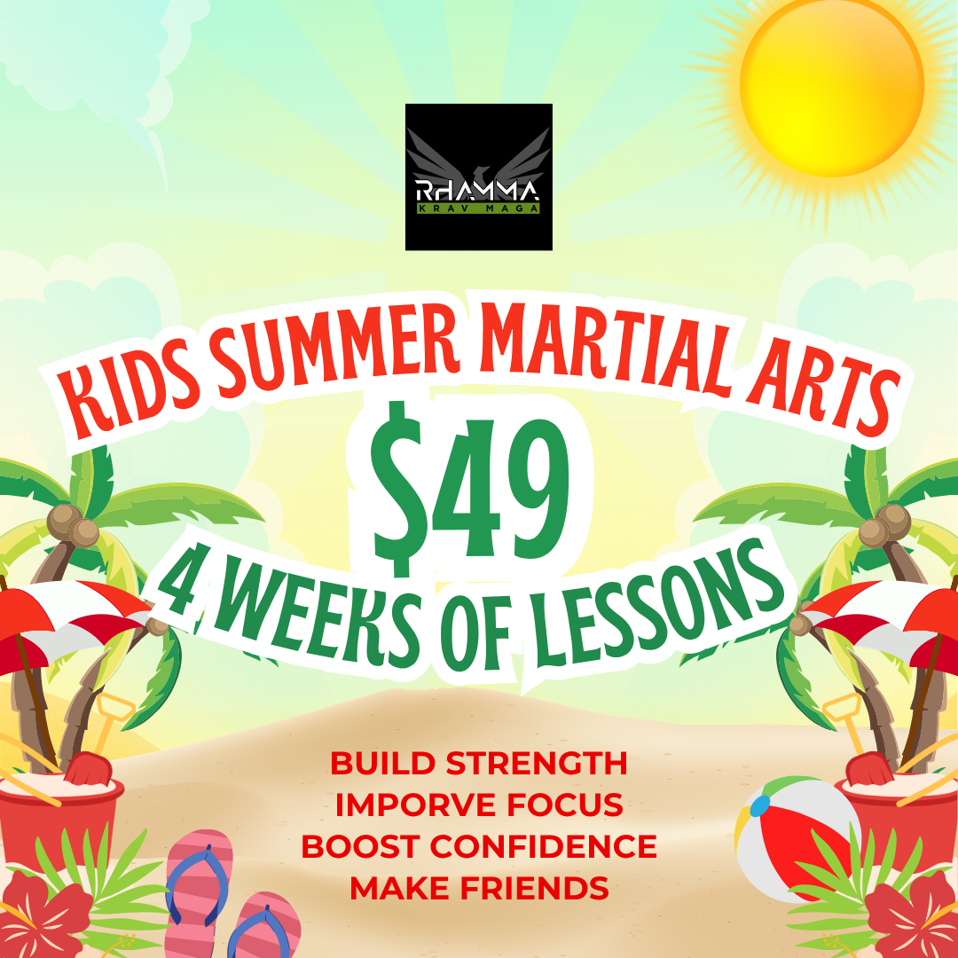 Rochester Hills Krav Maga Facebook ad: Active Summer for Kids, 4 Weeks for $49