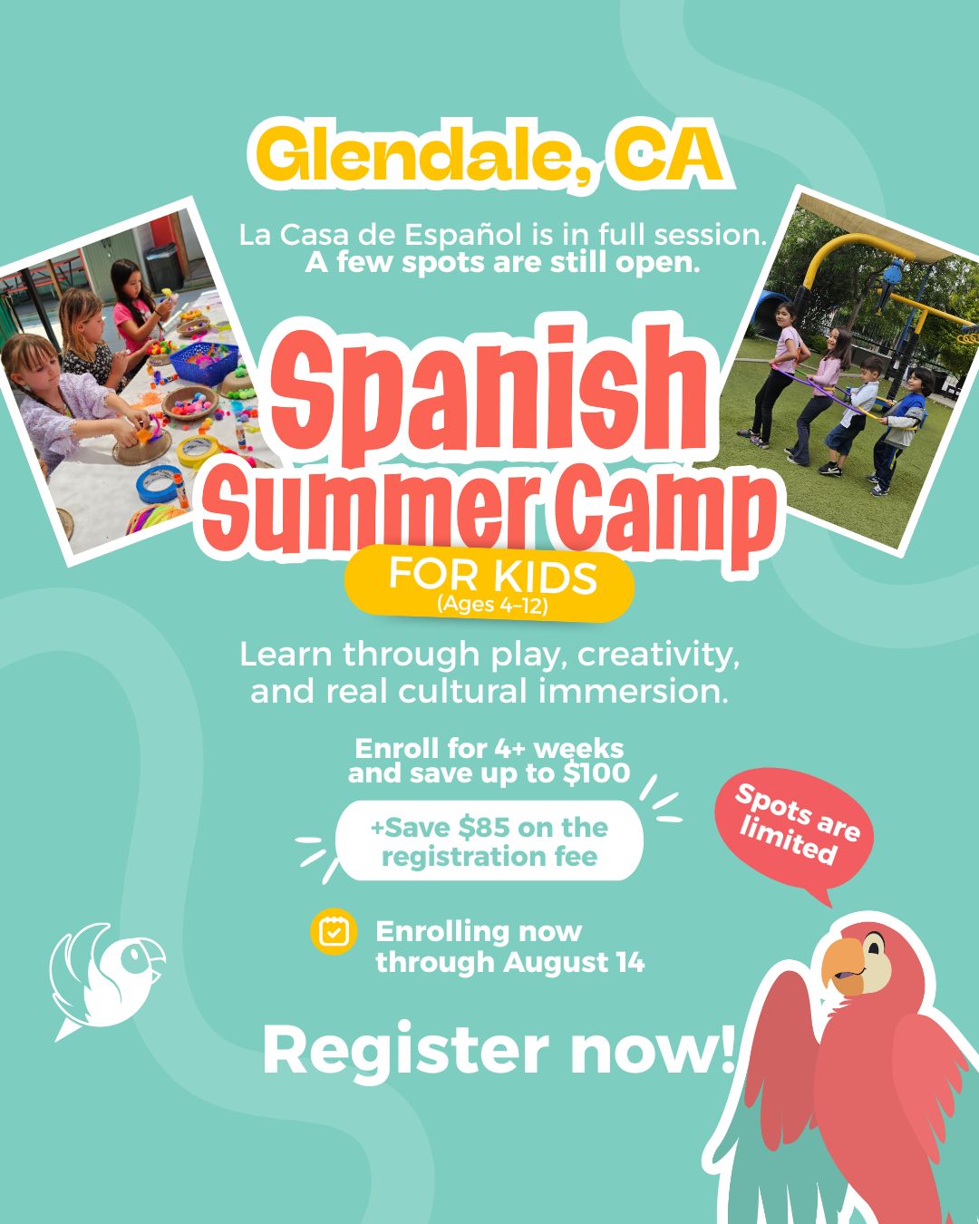 Kallpachay Spanish Immersion Facebook ad