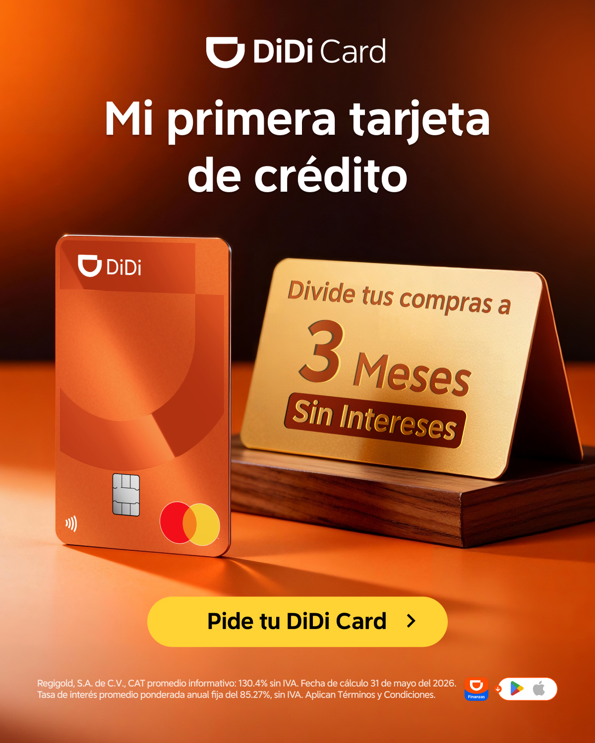 DiDi Card-Mexico Facebook ad: Hasta $58,800 llega en minutos