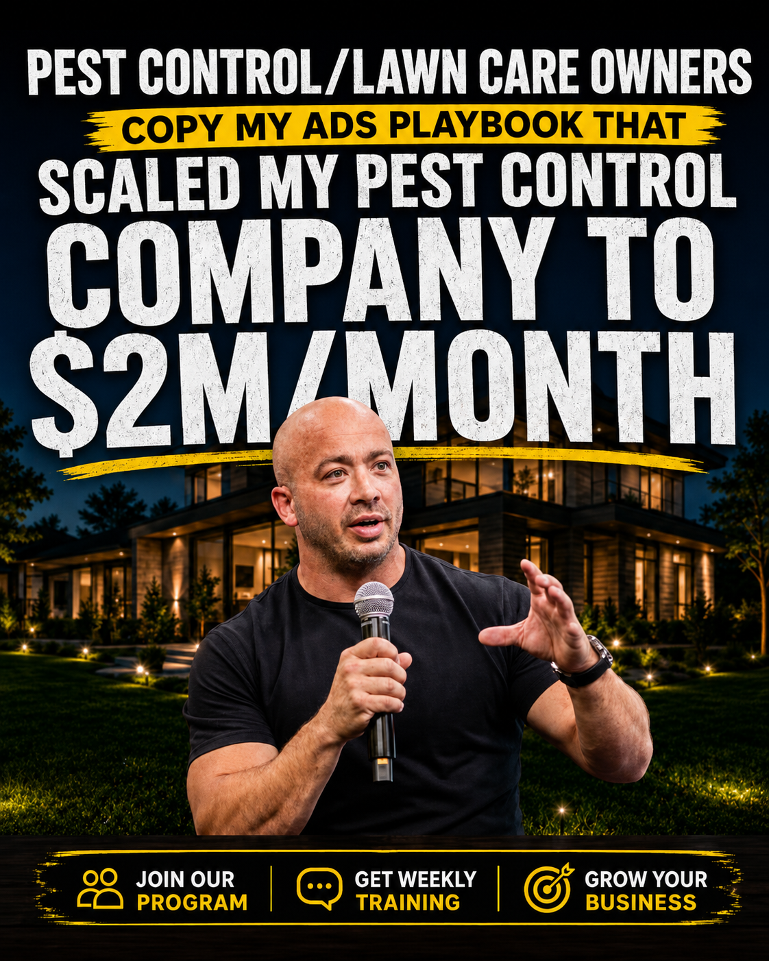 Pest Control Millionaires Facebook ad