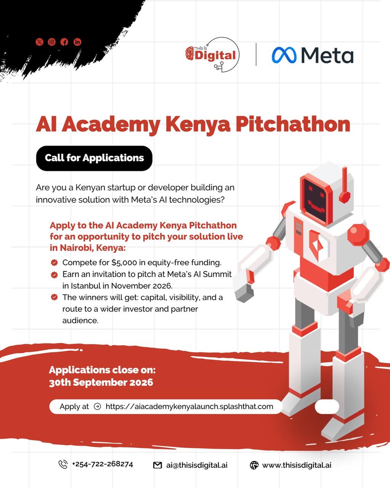 ThisisDigital.AI Facebook ad: Meta has officially launched its AI Academy in…