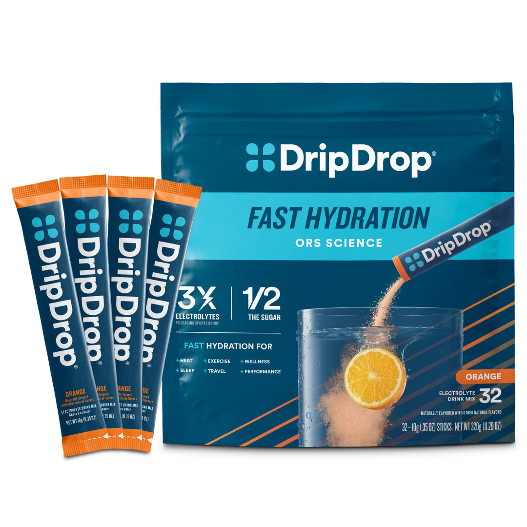 DripDrop Facebook ad: Fast hydration that delivers every time.