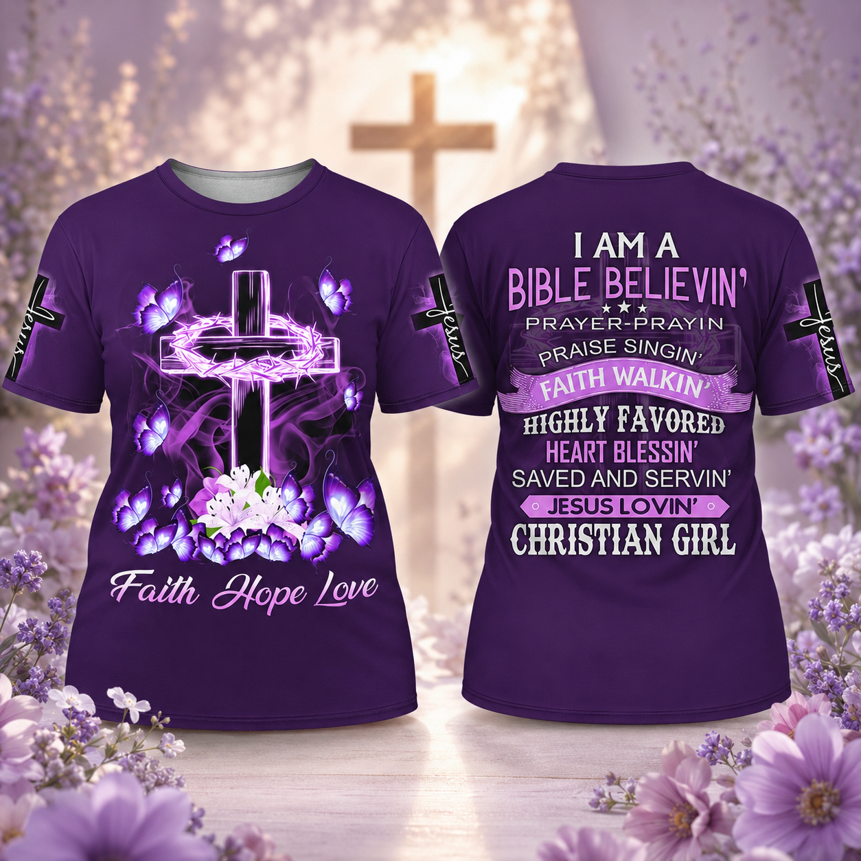 Custom Gifts Shop Facebook ad: Bible Believin’ Christian