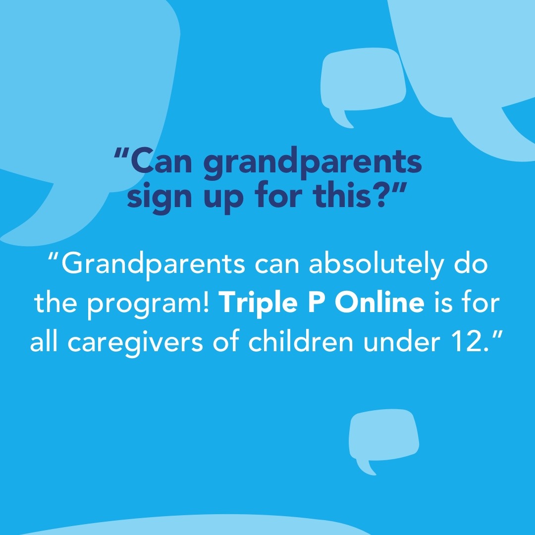 Triple P Facebook ad: Free for parents and caregivers