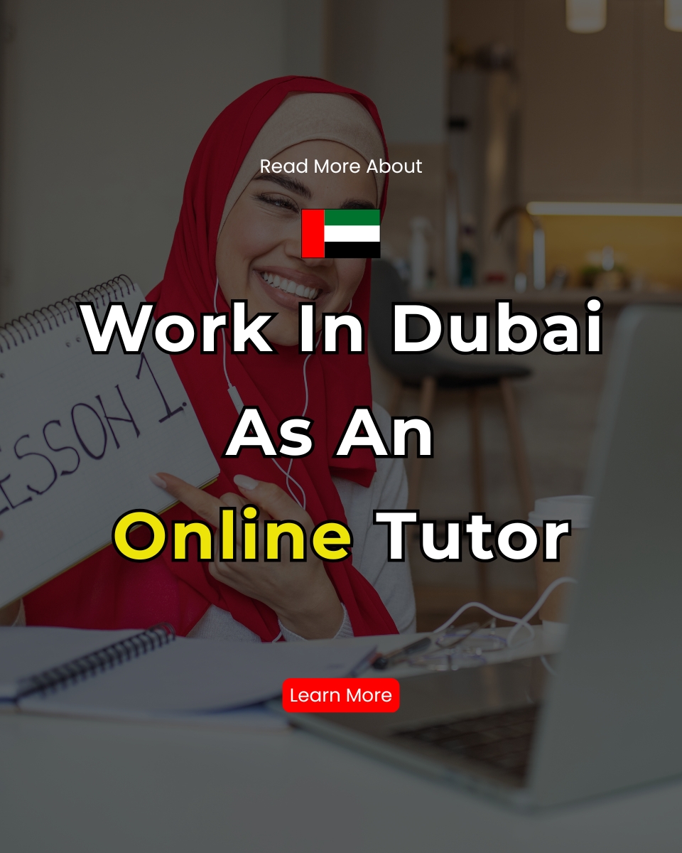 Drive Sense Facebook ad: Learn more about working in Dubai as an online.