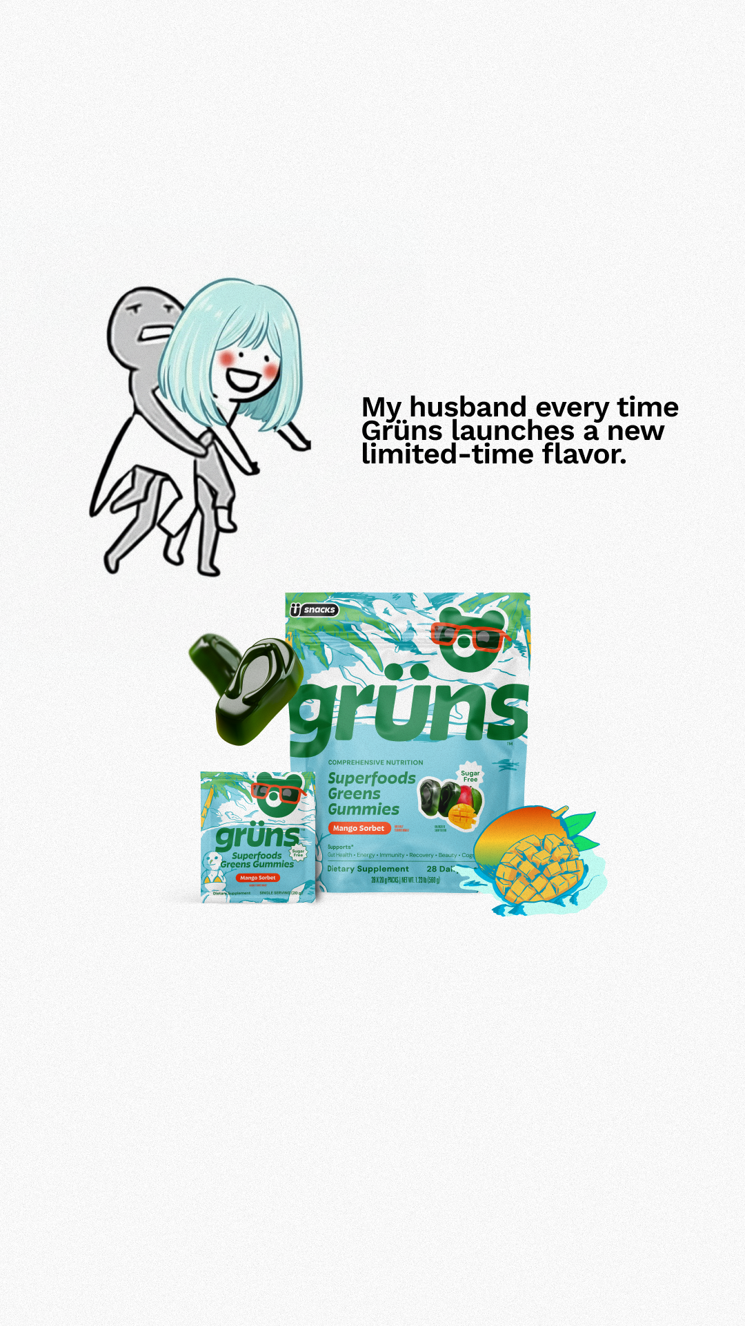 Grüns Facebook ad