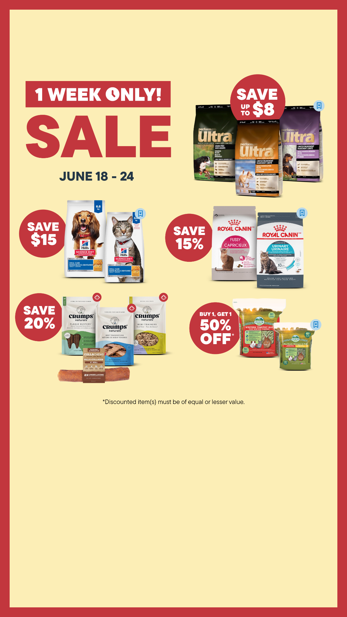 Pet Valu Facebook ad