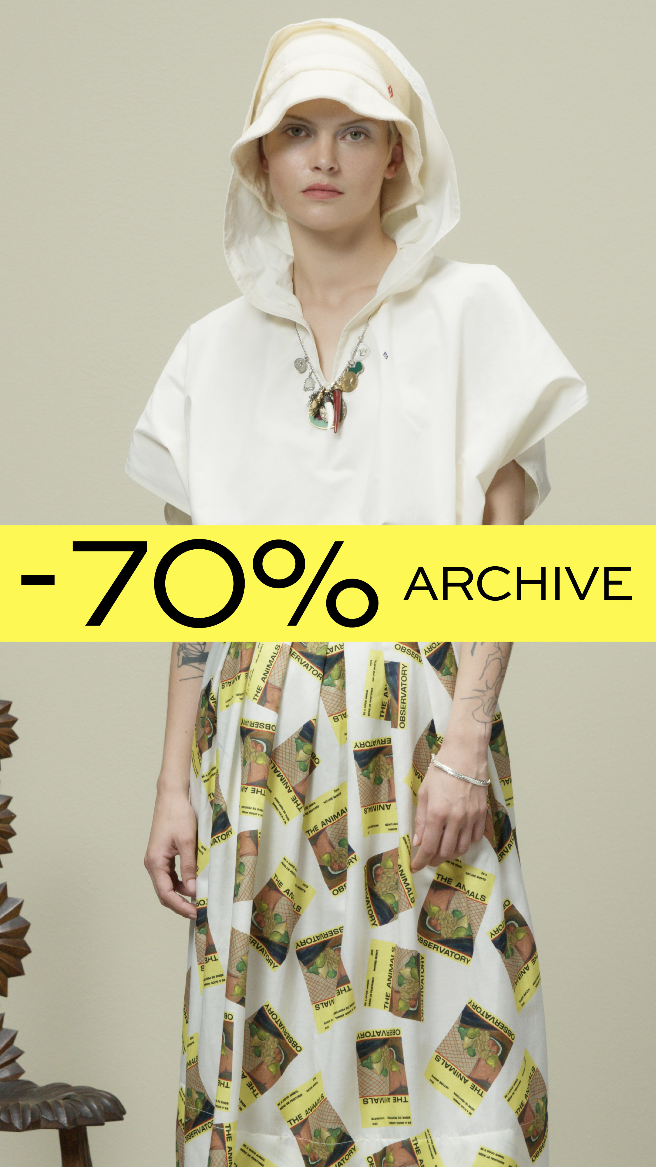 The Animals Observatory Facebook ad: -70% OFF ARCHIVE