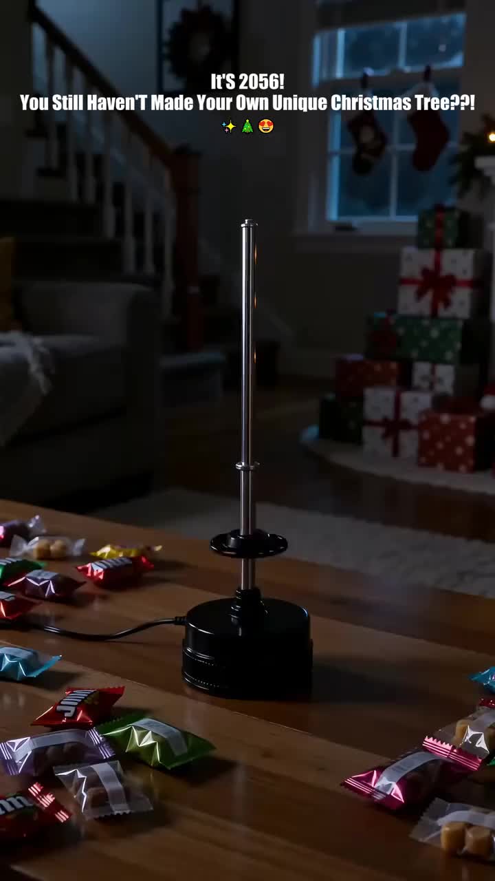 Cozyfolk Facebook ad: Tiny tree, maximum Christmas sparkle.