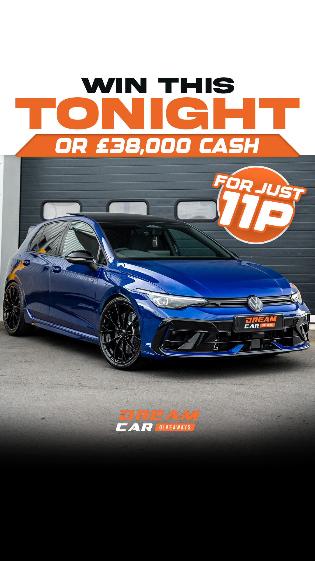 Dream Car Giveaways Facebook ad