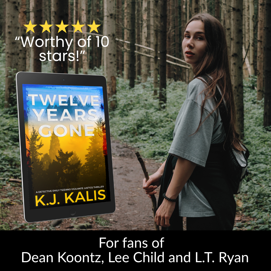 KJ Kalis Facebook ad: One Vanished Girl. One Relentless Detective.