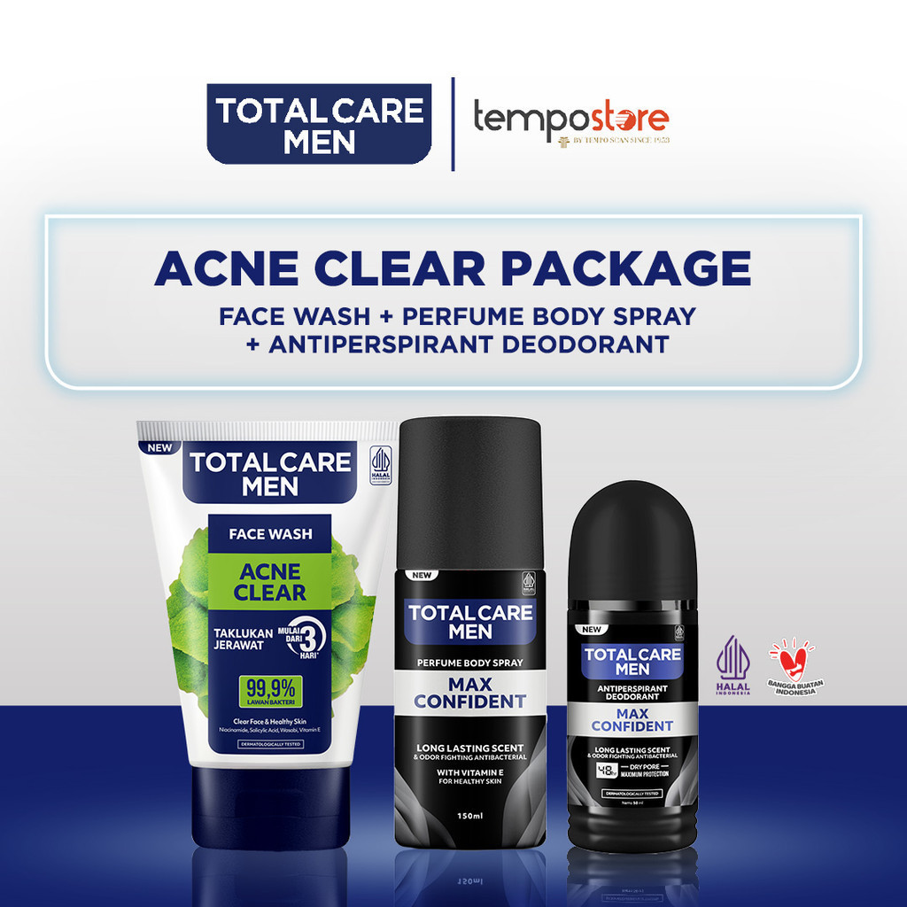 Total Care Men Facebook ad: Aktifitas padat? Lo nggak butuh ribet.