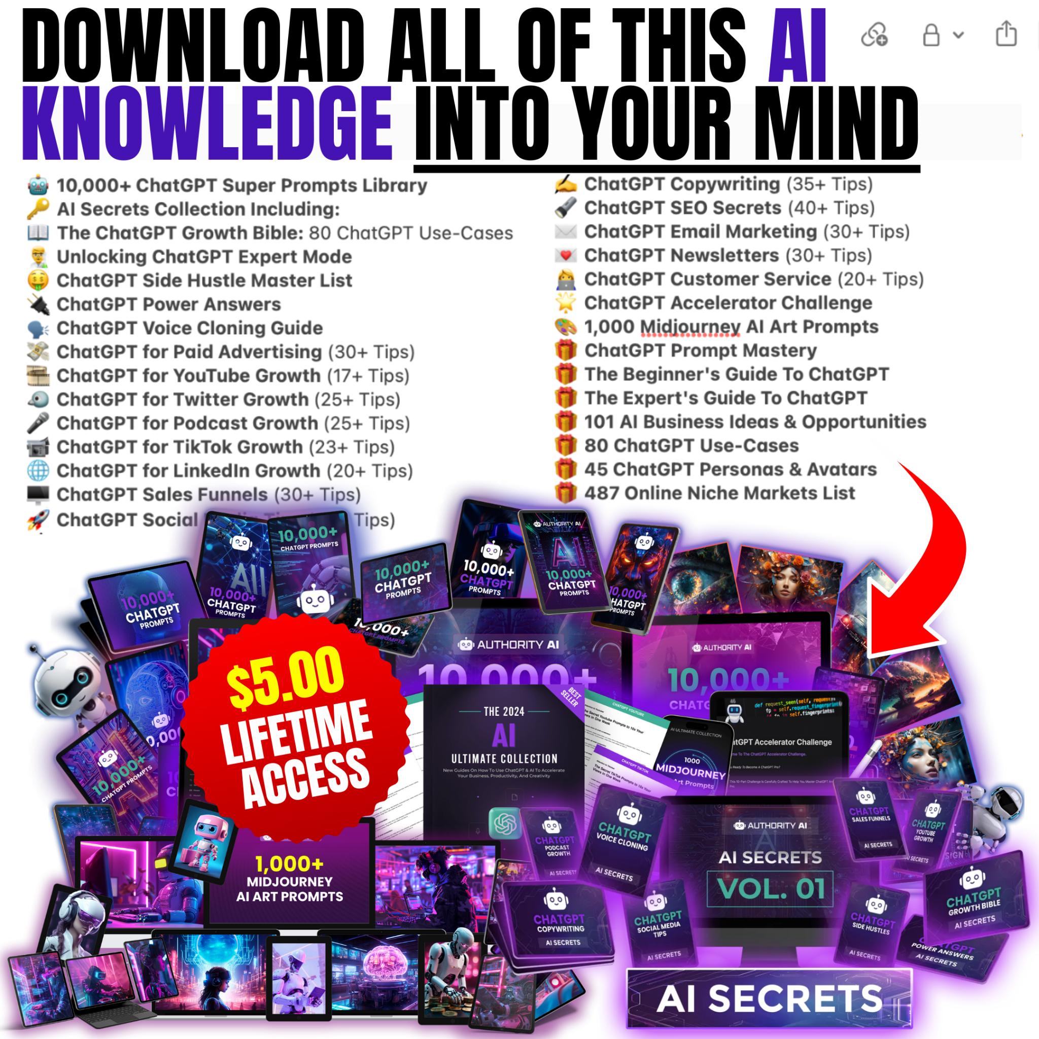 Authority AI Facebook ad