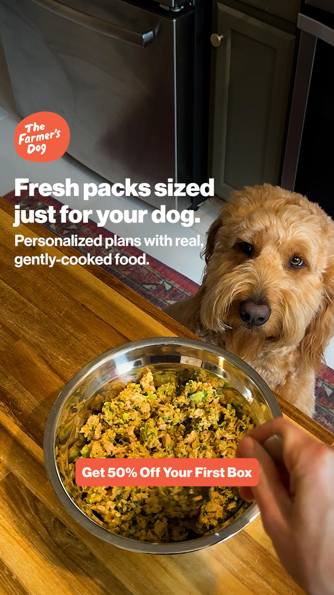 The Farmer's Dog Facebook ad