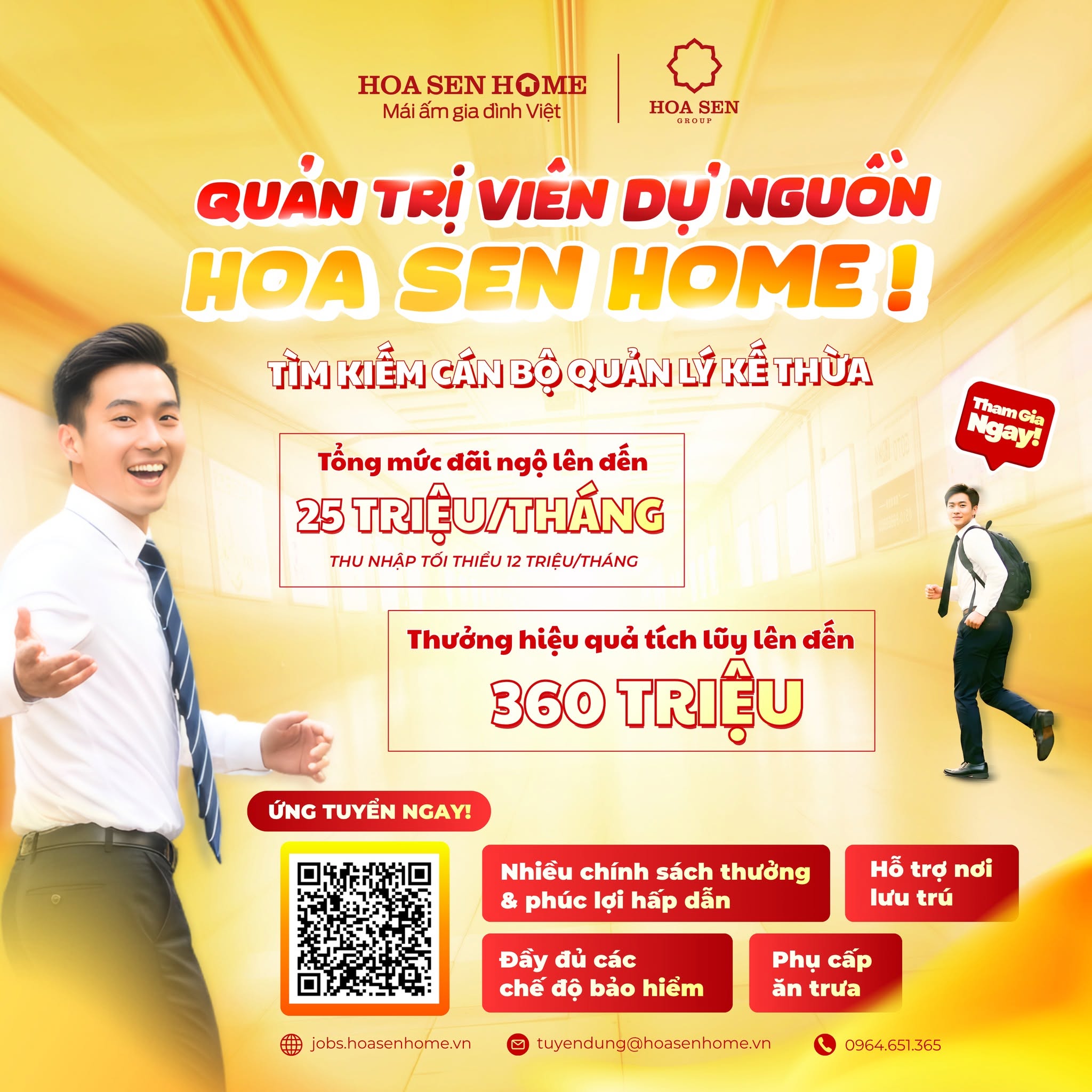 Việc làm Hoa Sen Home Facebook ad: QUẢN TRỊ VIÊN DỰ NGUỒN HOA SEN HOME…