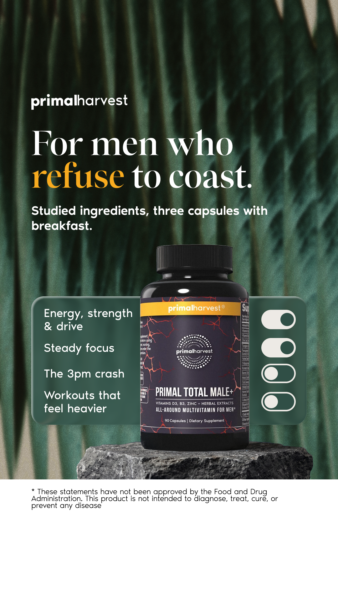 Primal Harvest Facebook ad: Support Healthy Hormone Levels