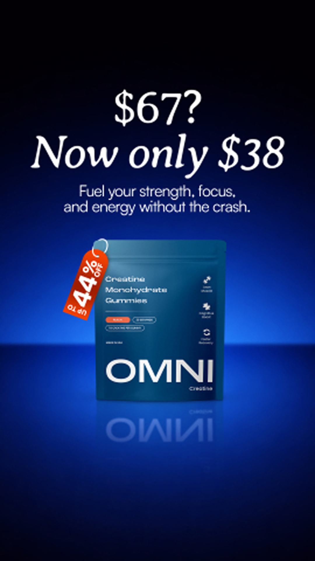 Omni Creatine Facebook ad