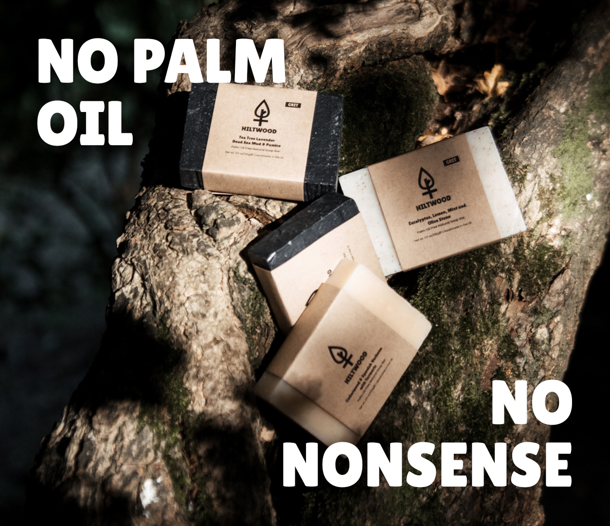 Hiltwood Facebook ad: Up to 30% Off Natural Soap Bars For Men