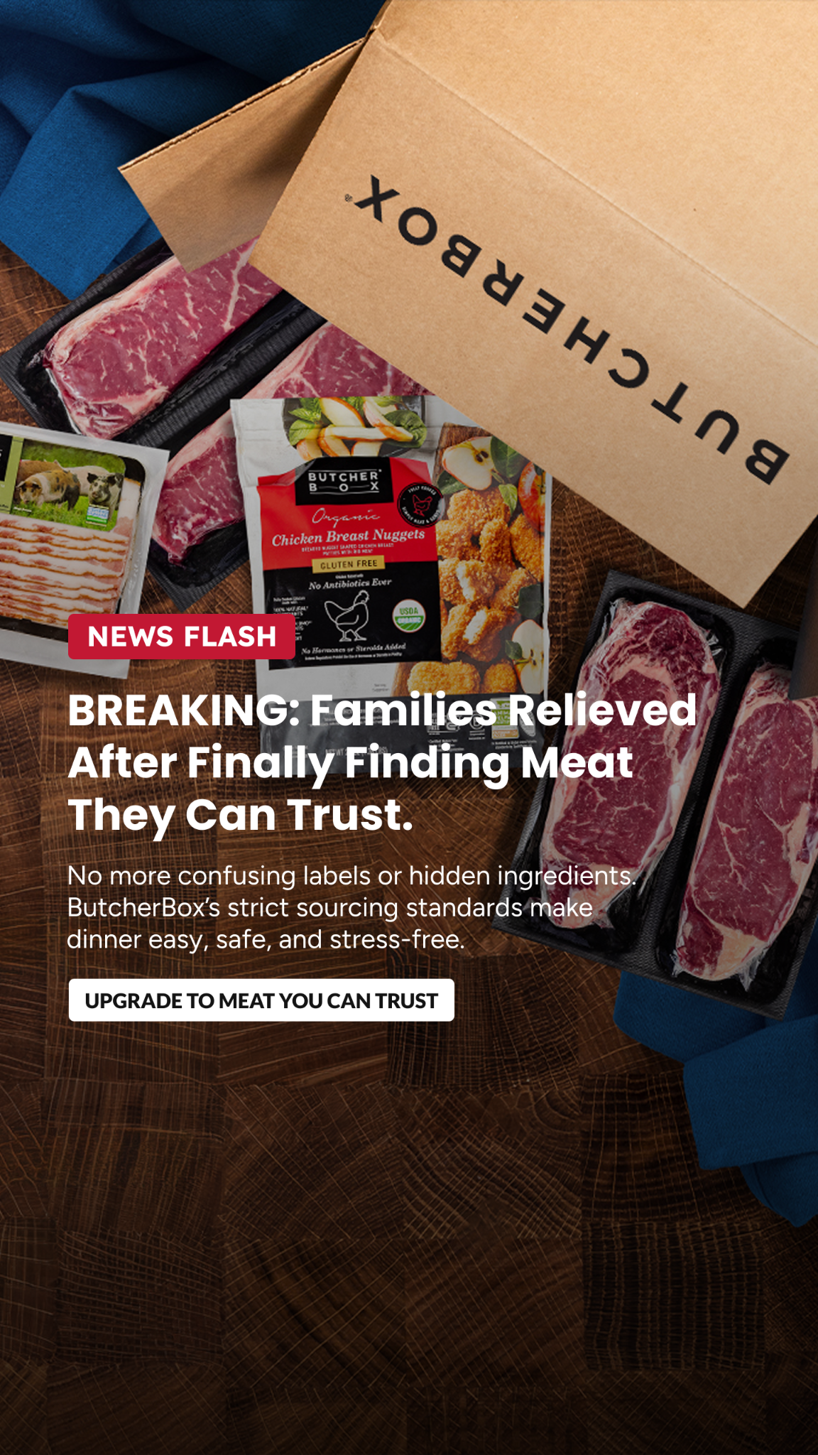 ButcherBox Facebook ad