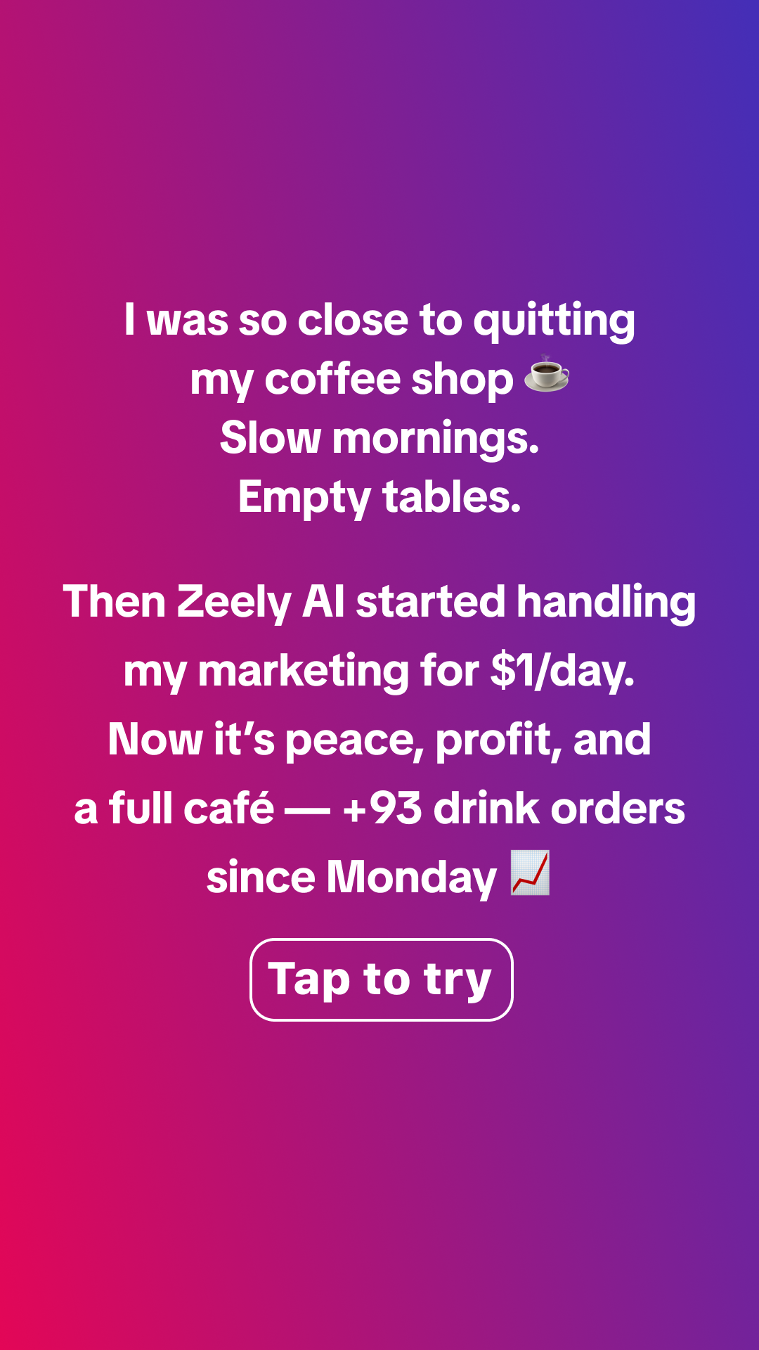 Zeely Facebook ad