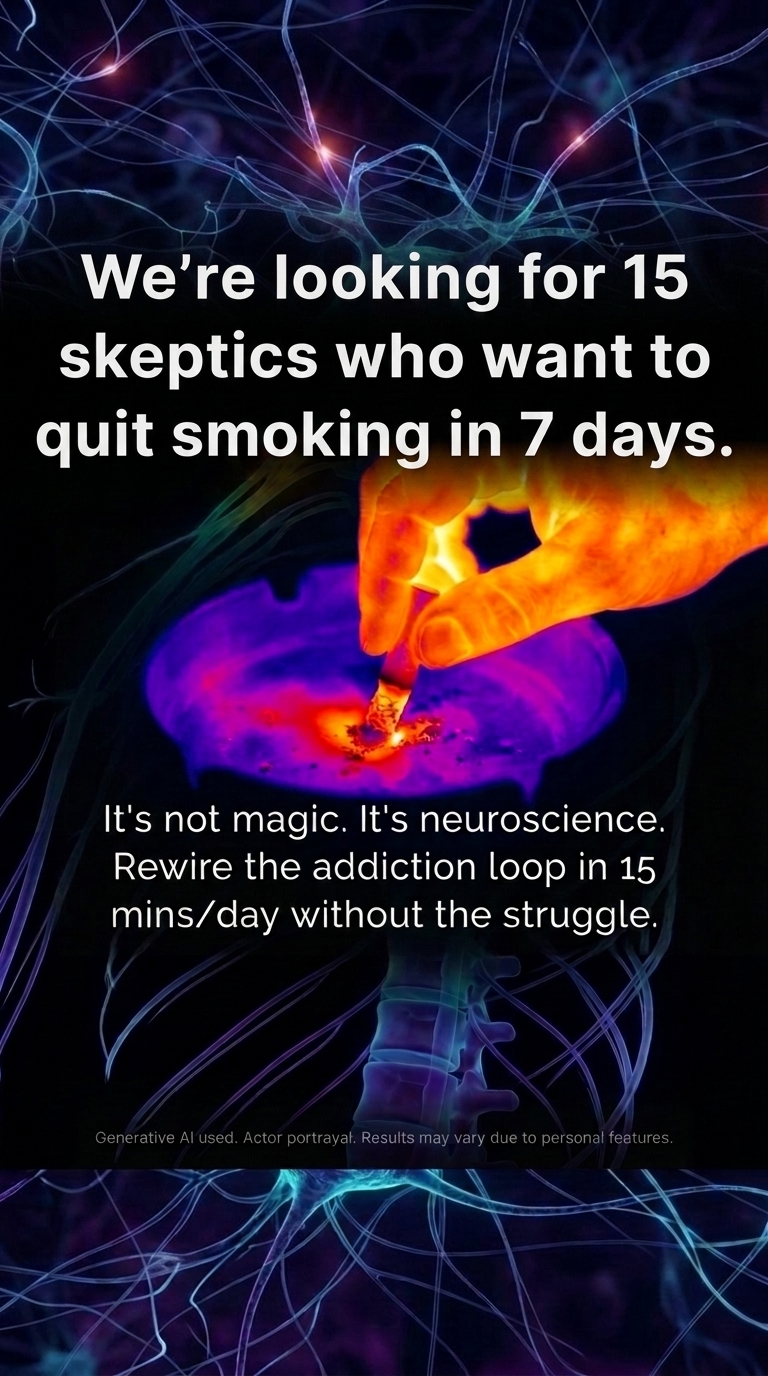 Hypnosis to Stop Smoking Facebook ad