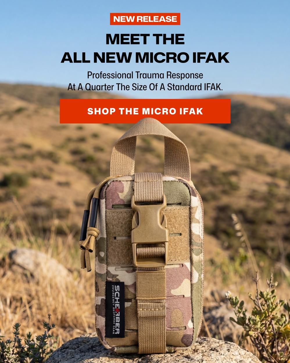 Scherber Facebook ad: Home & Outdoor First Aid Kits